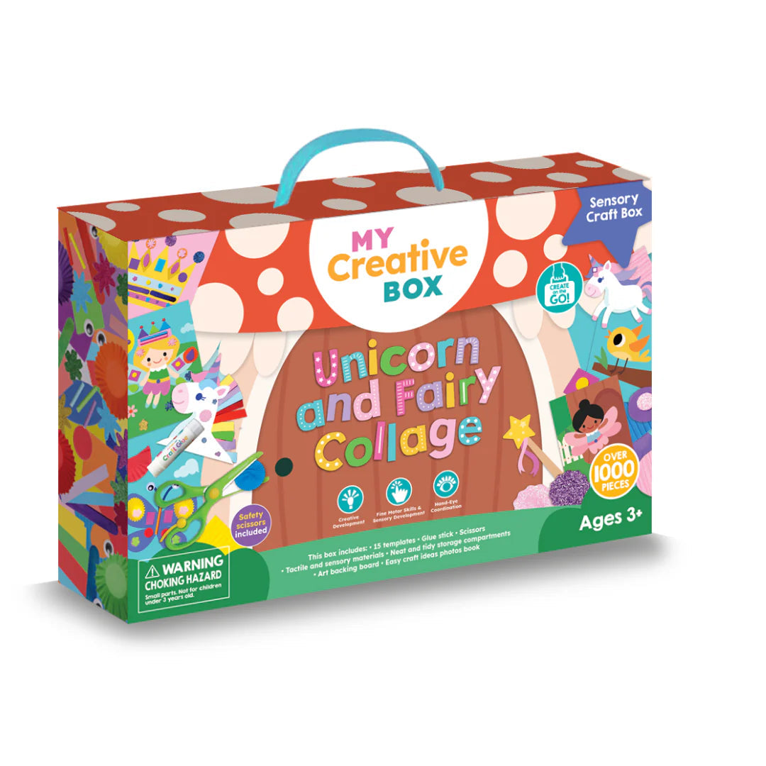 My Creative Box - Unicorn And Fairy Collage Sensory Craft Box Activity & Craft My Creative Box 