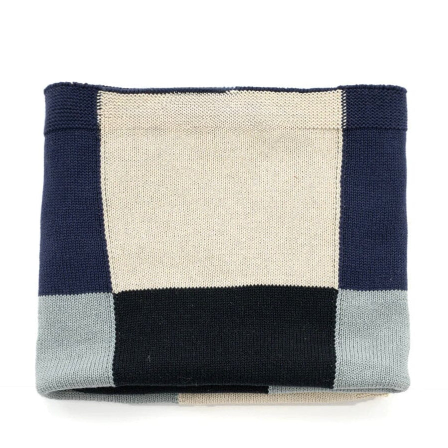 Nana Huchy - Baby Blanket | Patchwork Blue Blanket Nana Huchy 