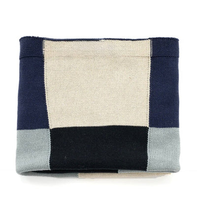 Nana Huchy - Baby Blanket | Patchwork Blue Blanket Nana Huchy 