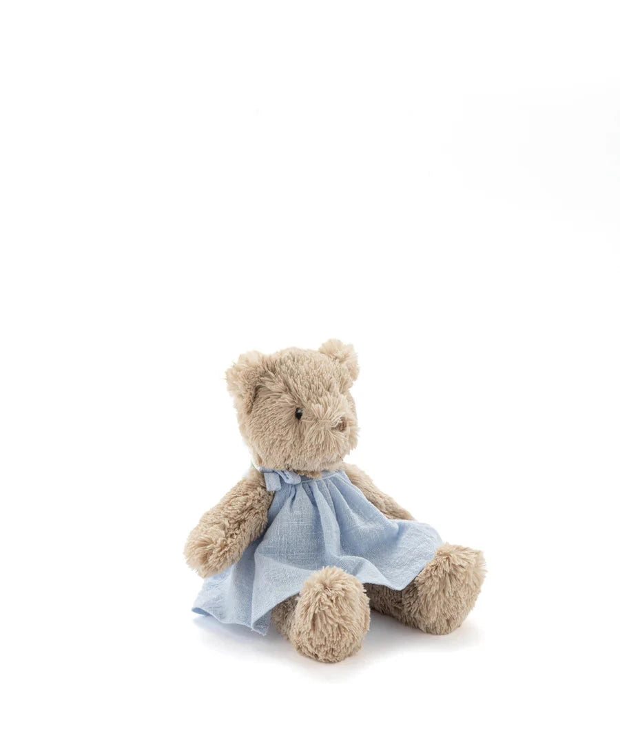 Nana Huchy - Baby Honey Bear | Dress Baby Blue Soft Toy Nana Huchy 