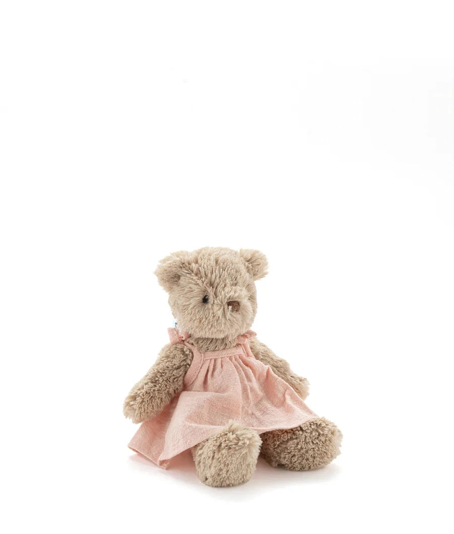 Nana Huchy - Baby Honey Bear | Dress Baby Pink Soft Toy Nana Huchy 