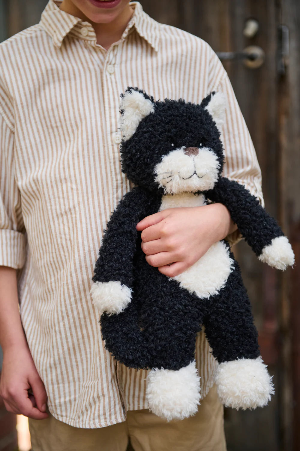 Nana Huchy - Checkers the Cat | Black Soft Toy Nana Huchy 