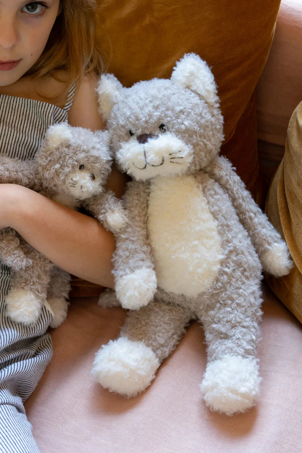 Nana Huchy - Checkers the Kitten | Grey Soft Toy Nana Huchy 