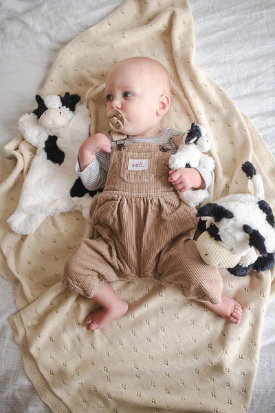 Nana Huchy - Clover the Cow Hoochy Coochie | Black Soft Toy Nana Huchy 