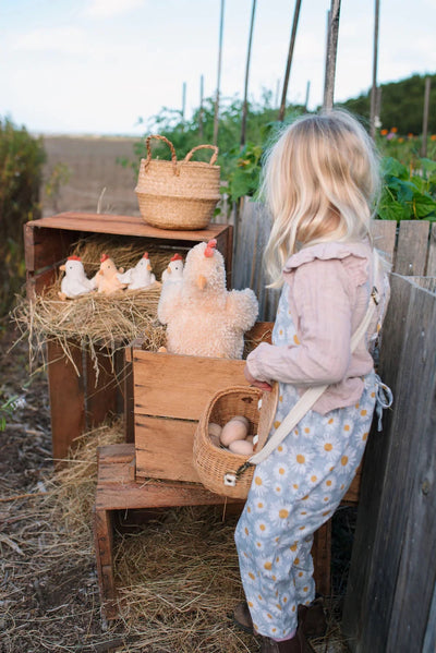 Nana Huchy - Harriet the Hen Rattle | Honey Soft Toy Nana Huchy 