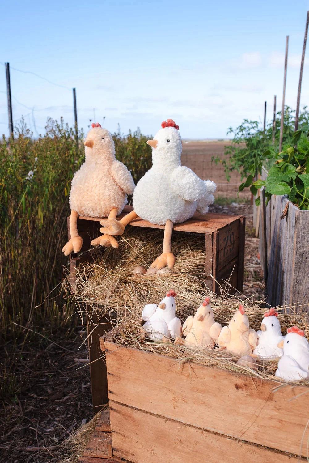 Nana Huchy - Harriet the Hen Rattle | Honey Soft Toy Nana Huchy 