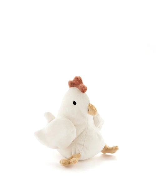 Nana Huchy -  Henrietta the Hen Rattle | Cream