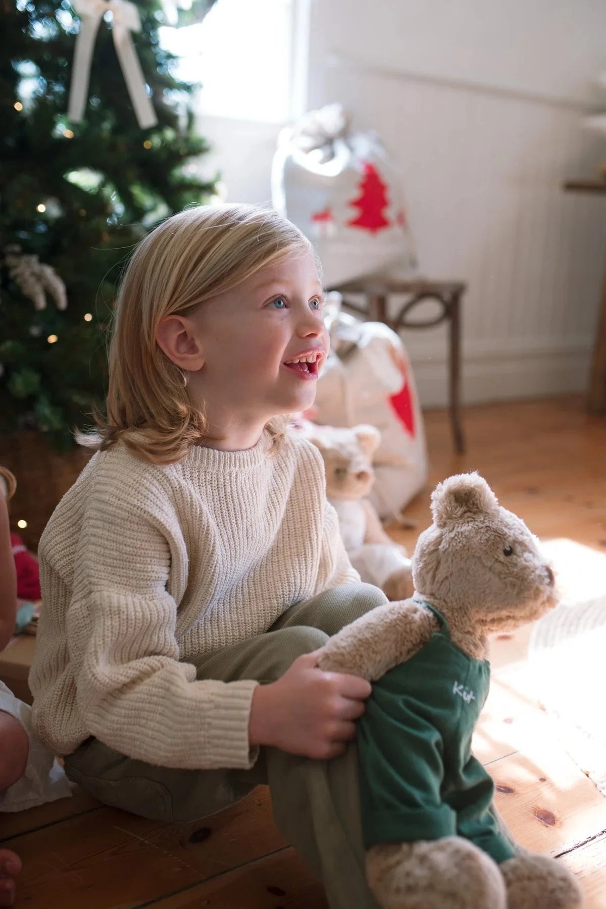 Nana Huchy - Honey Bear Overall | Green Soft Toy Nana Huchy 
