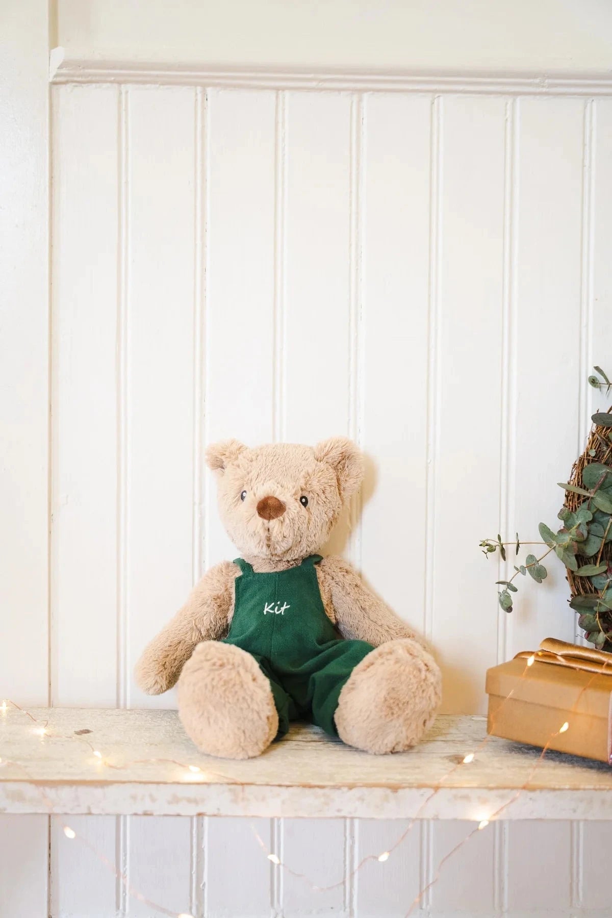 Nana Huchy - Honey Bear Overall | Green Soft Toy Nana Huchy 