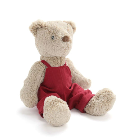 Nana Huchy - Honey Bear Overall | Red Soft Toy Nana Huchy 