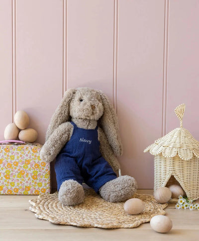 Nana Huchy - Mr Honey Bunny | Navy Soft Toy Nana Huchy 