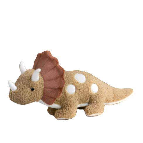 Nana Huchy - Thomas The Triceratops Brown Soft Toy Nana Huchy 