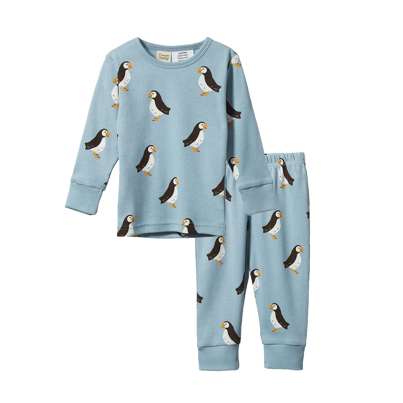 Nature Baby - 2Pc Long Sleeve Pyjamas | Puffin Long Sleeve Pyjamas Nature Baby 