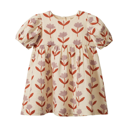 Nature Baby - Albertine Dress Muslin | Fleurette - PRE ORDER
