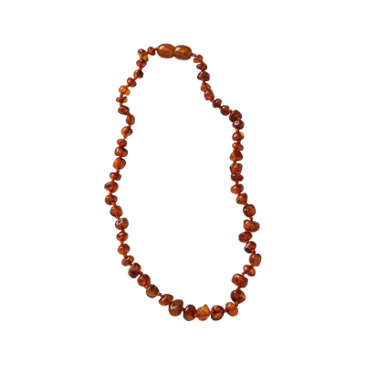 Nature Baby Amber Necklace Teether Nature Baby Cognac 