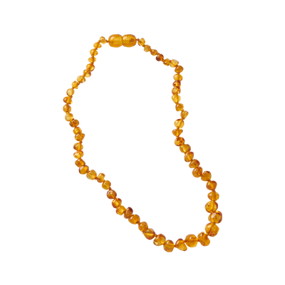 Nature Baby Amber Necklace Teether Nature Baby Honey 