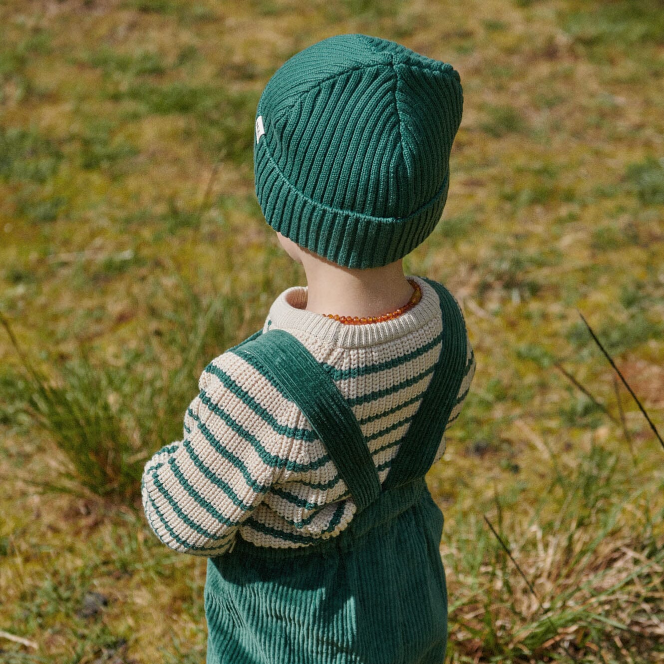 Nature Baby - Billy Jumper | Pine Sailor Stripe Knitted Jumper Nature Baby 