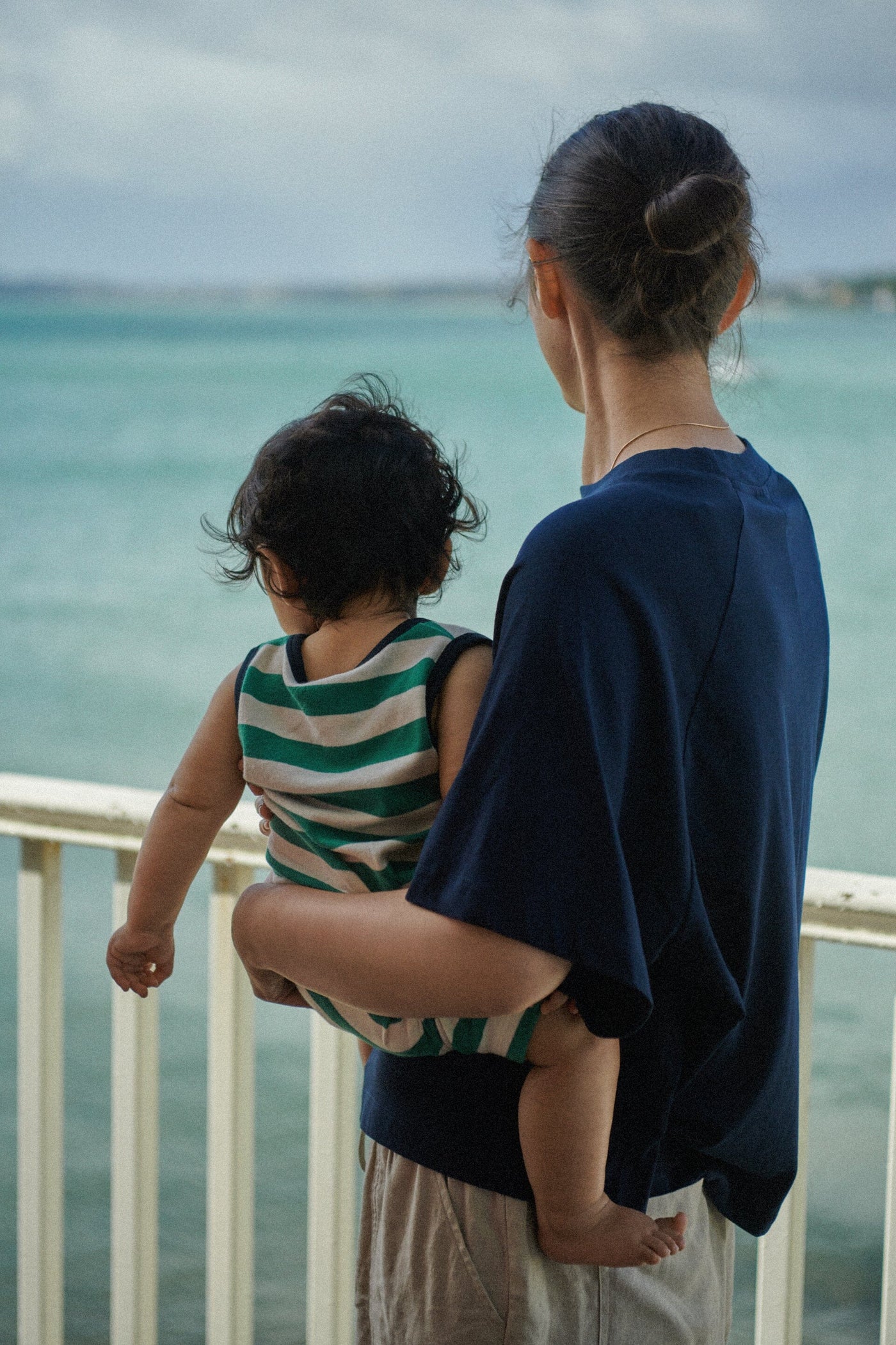 Nature Baby - Camper Suit | Peppermint/Navy Stripe Growsuit Nature Baby 