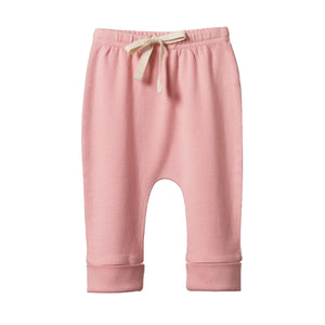 Nature Baby Drawstring Pants - Mauve