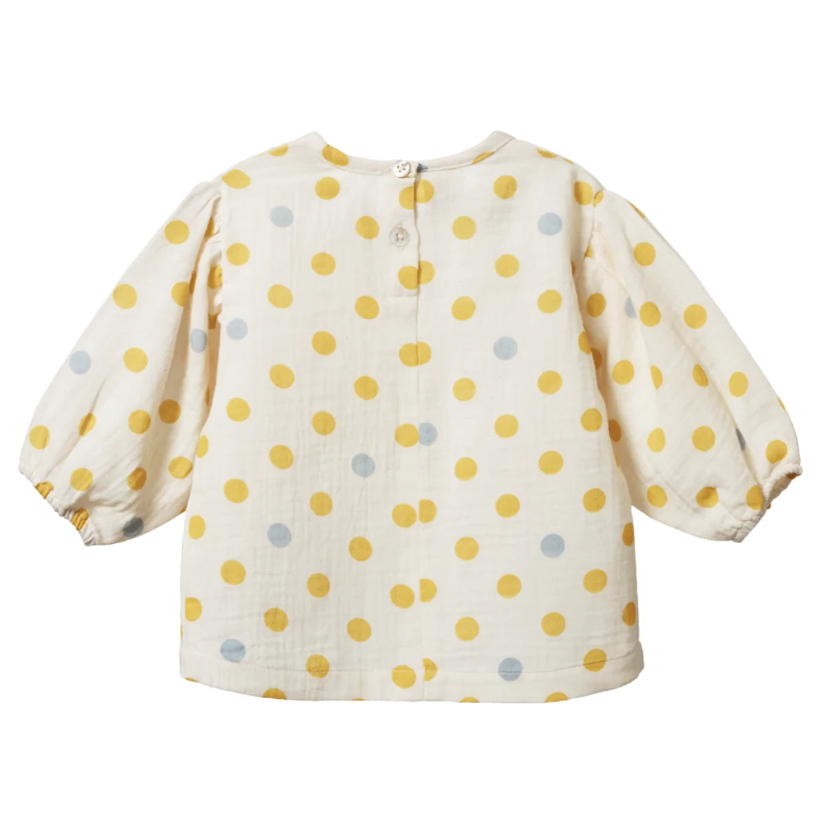 Nature Baby Elodie Blouse - Summer Polka Dot Print Long Sleeve Top Nature Baby 