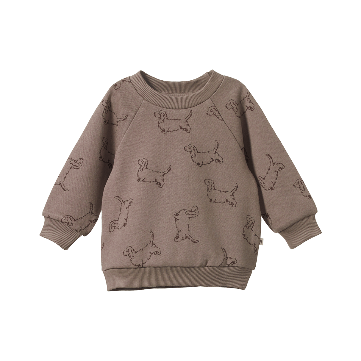 Nature Baby Emerson Sweater - Happy Hounds Print Jumper Nature Baby 