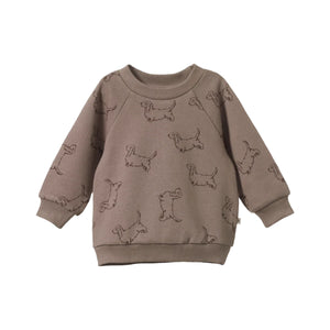 Nature Baby Emerson Sweater - Happy Hounds Print