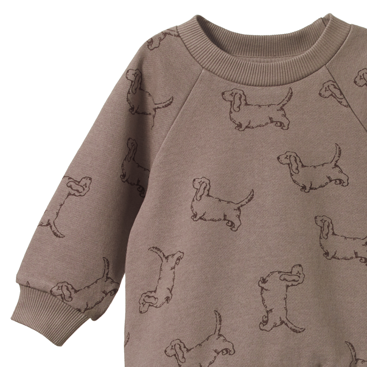 Nature Baby Emerson Sweater - Happy Hounds Print Jumper Nature Baby 