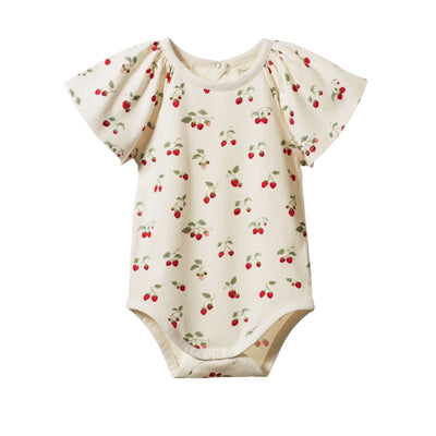 Nature Baby - Faye Bodysuit | Strawberry Blush Bodysuit Nature Baby 