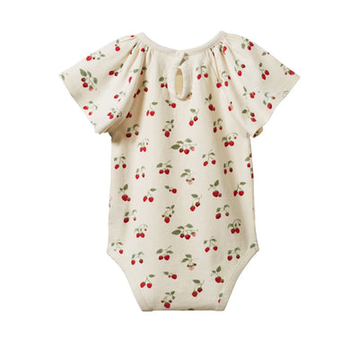 Nature Baby - Faye Bodysuit | Strawberry Blush Bodysuit Nature Baby 