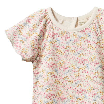 Nature Baby Faye Bodysuit - Wildflower Mountain Print Bodysuit Nature Baby 