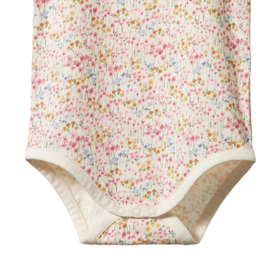 Nature Baby Faye Bodysuit - Wildflower Mountain Print Bodysuit Nature Baby 