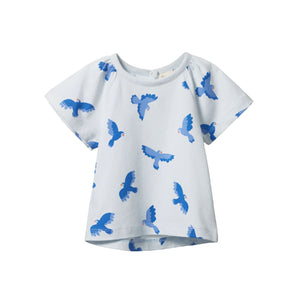 Nature Baby Faye Tee - Songbird Print