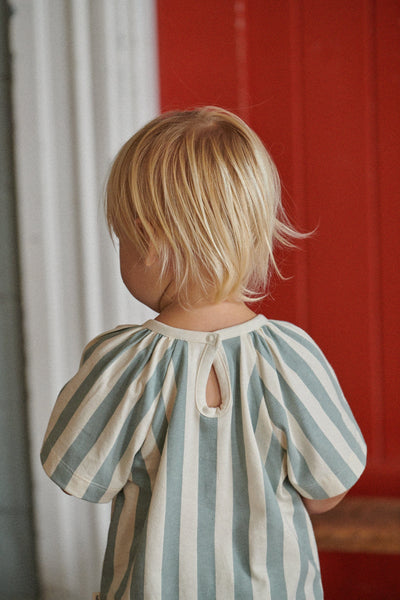 Nature Baby - Faye Tee | Star Dew Stripe Short Sleeve T-Shirt Nature Baby 