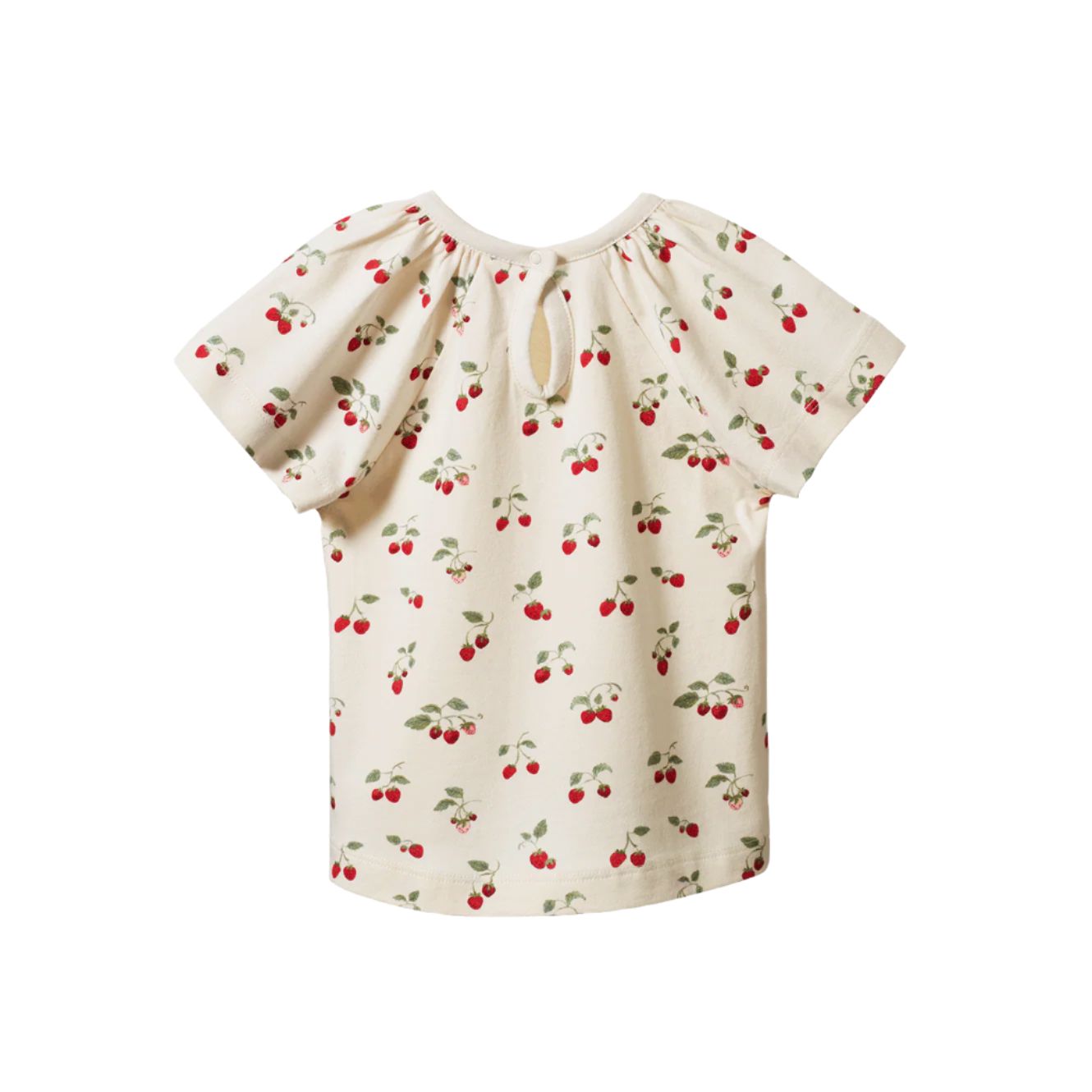 Nature Baby - Faye Tee | Strawberry Blush Short Sleeve T-Shirt Nature Baby 