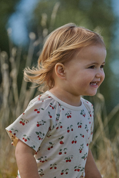 Nature Baby - Faye Tee | Strawberry Blush Short Sleeve T-Shirt Nature Baby 