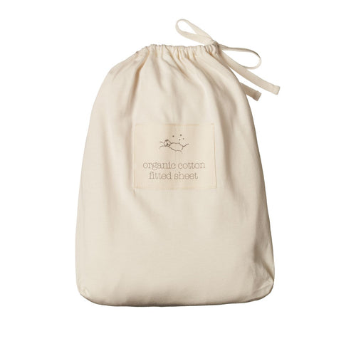 Nature Baby - Fitted Bassinet Sheet Jersey | Natural