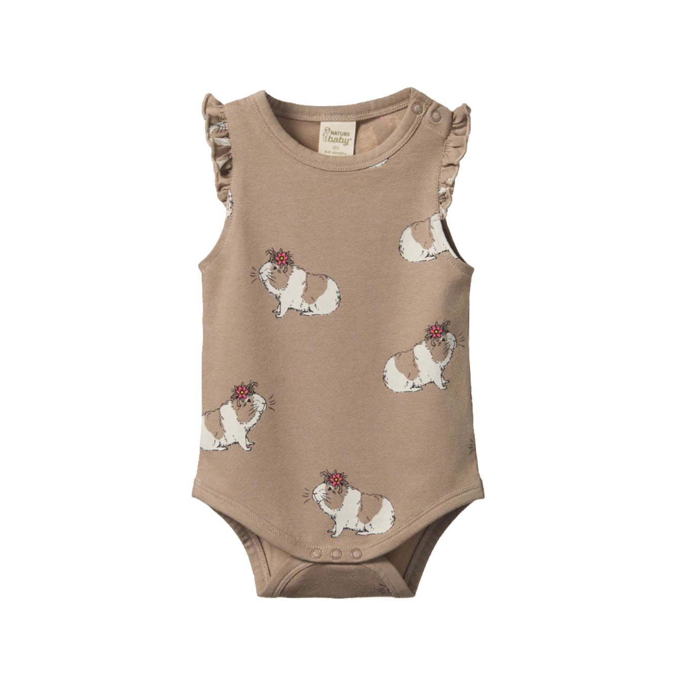 Nature Baby Fleur Bodysuit - Moon Flower Gala Print Bodysuit Nature Baby 