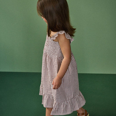 Nature Baby Gala Dress - Twilight Check Sleeveless Dress Nature Baby 