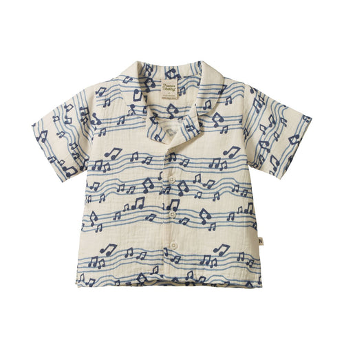 Nature Baby - Gutherie Shirt Muslin | Rhythm Print - PRE ORDER