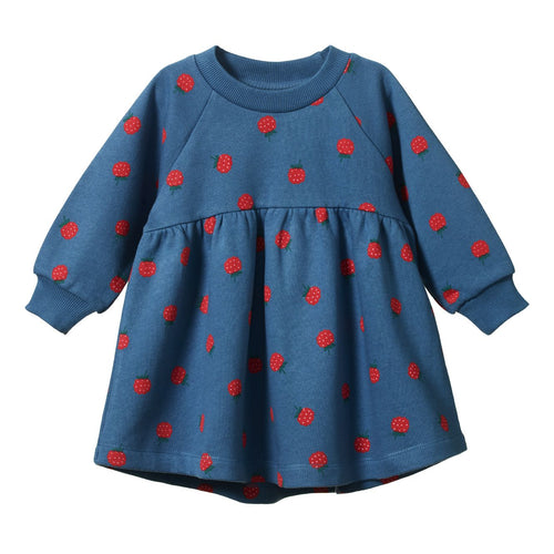 Nature Baby - Ines Dress | Raspberry Blue