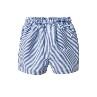 Nature Baby - James Shorts Linen | Blue Stripe Shorts Nature Baby 