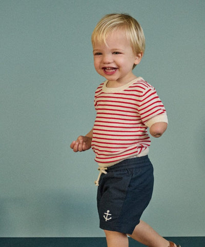 Nature Baby James Shorts - Navy Shorts Nature Baby 