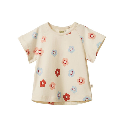 Nature Baby - Juniper Tee | Flora Stamp Print - PRE ORDER
