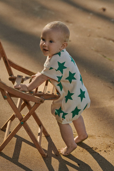 Nature Baby - Juno Romper Waffle | Magic Romper Nature Baby 