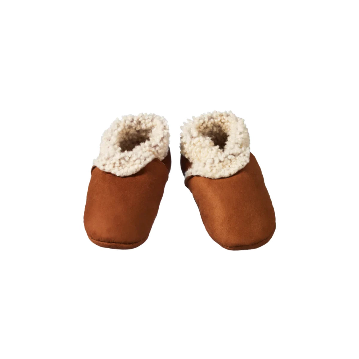 Nature Baby Lambskin Booties - Cinnamon Booties Nature Baby 