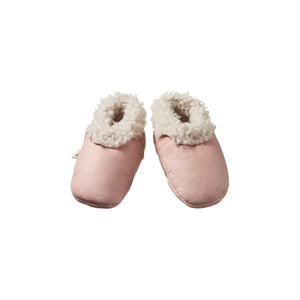 Nature Baby Lambskin Booties - Rose Bud