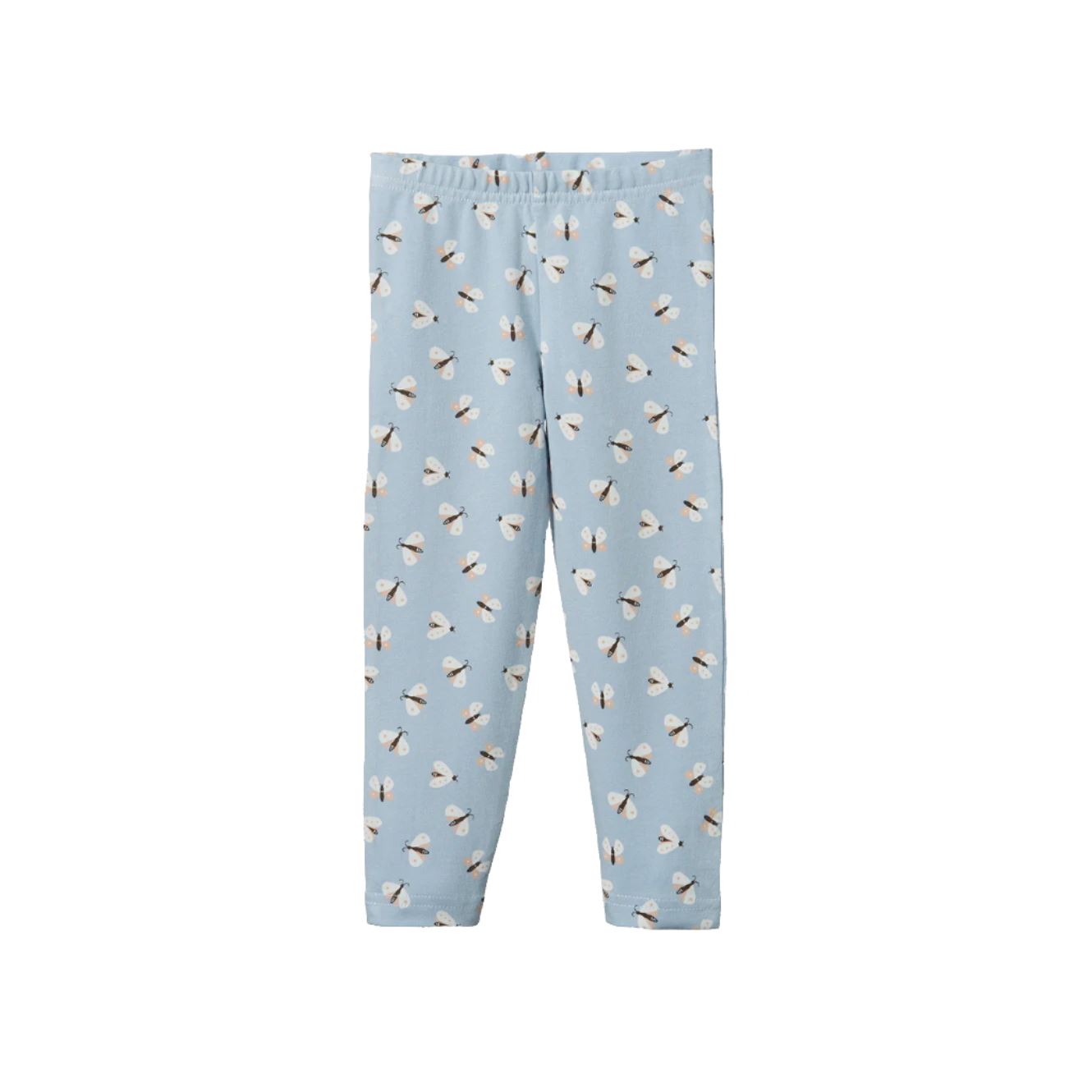 Nature Baby Leggings - Butterfly Dance Blue Print Leggings Nature Baby 