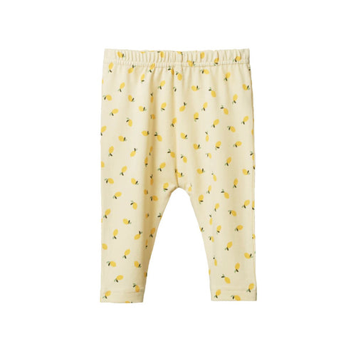 Nature Baby Leggings - Little Lemon Cream Print