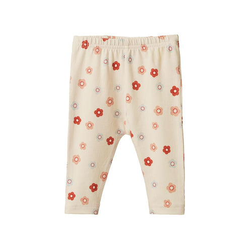 Nature Baby - Leggings | Petite Flora Stamp Print - PRE ORDER