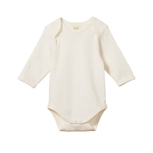 Nature Baby Long Sleeve Bodysuit - Natural